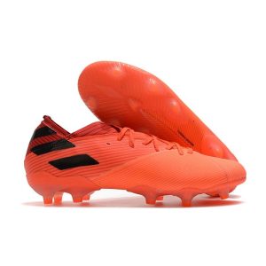 Kopačky Pánské Adidas Nemeziz 19.1 FG Inflight – oranžová černá červená